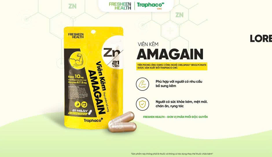 Giá chỉ ngang Gluconate, nhưng hấp thu vượt trội hơn: Điều gì khiến viên Kẽm Amagain trở thành lựa chọn “đáng đồng tiền”?