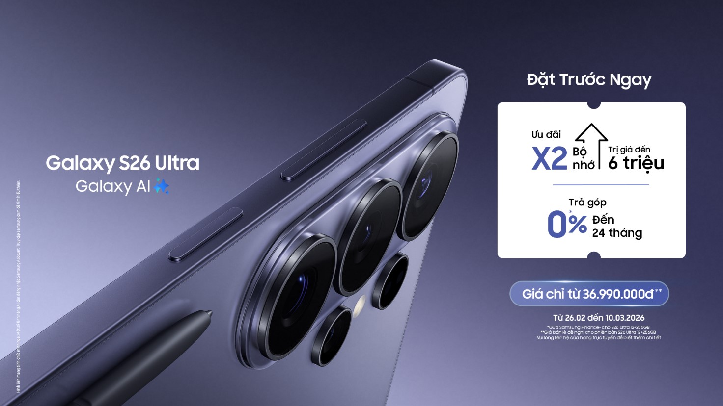 Samsung ra mắt Galaxy S26 series: Galaxy AI Phone trực quan nhất từ trước đến nay