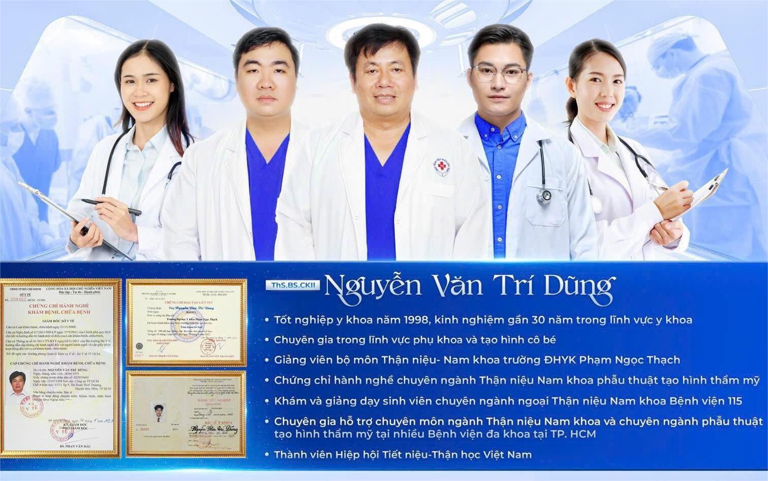 Ths. Bác sĩ Nguyễn Văn Trí Dũng – “Bàn tay vàng” trong lĩnh vực tái tạo “tiểu eva”